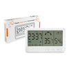 Multifunctional Household Thermometer, Indoor Hygrometer, Multifunctional Alarm Clock, Backlit Display, high Precision Sensor
