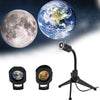Moon Lamp Star Projector USB Night Light Earth Moon Projection Lamp Decor