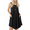 Sleeveless Round Neck Swing Dress