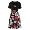 Floral Ruffled Cami Dress With Twist  Crop Top