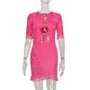 Sexy Sheer Mesh See Through Women's Mini Dress Bodycon Pencil Dresses