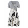 Floral Ruffled Cami Dress With Twist  Crop Top