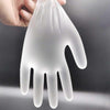 100PCS Disposable PVC Gloves For Housework Cleaning Kitchen BBQ Beauty Care, Transparent Food-Grade Gloves For Adults Children