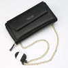 Baellerry Women PU Leather Chain Crossbody Shoulder Phone Bag Long Wallet