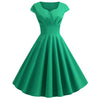 Sweetheart Neck Vintage Fit and Flare Dress