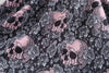 Halloween Skulls Flower Printed High Waisted Retro Dress