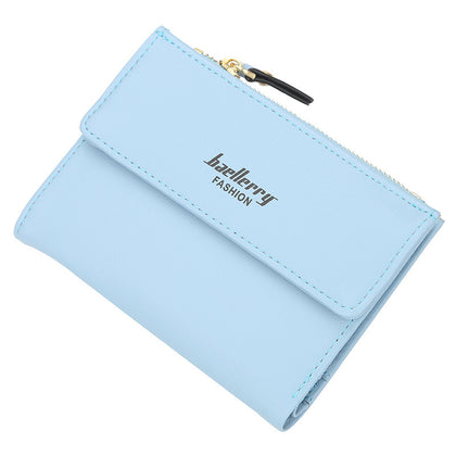 Baellerry Stylish PU Card Holder Short Wallet for Women