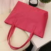 Guapabien Fashionable Pure Color Zipper Type PU Leather Women Bag