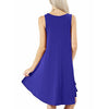 Sleeveless Round Neck Swing Dress