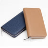 Baellerry New Men Lichee Pattern Metal Clip Embellishment Vertical Long Portable Clutch Wallet /w004