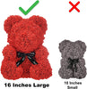 16" Valentine Day Gift Artificial Large Rose Bear Wedding Party Decoration