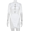 Sexy Sheer Mesh See Through Women's Mini Dress Bodycon Pencil Dresses
