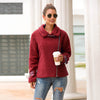 Women's Fashion Long Sleeve Lapel Zip Up Faux Shearling Slim Cut Short Plush Coat Jacket with Pockets Warm Winter