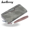 Baellerry New Patchwork Canvas Portable Clutch Wallet for Men