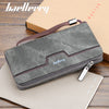 Baellerry New Patchwork Canvas Portable Clutch Wallet for Men