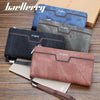 Baellerry New Patchwork Canvas Portable Clutch Wallet for Men