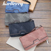 Baellerry New Patchwork Canvas Portable Clutch Wallet for Men