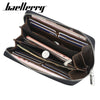 Baellerry New Patchwork Canvas Portable Clutch Wallet for Men